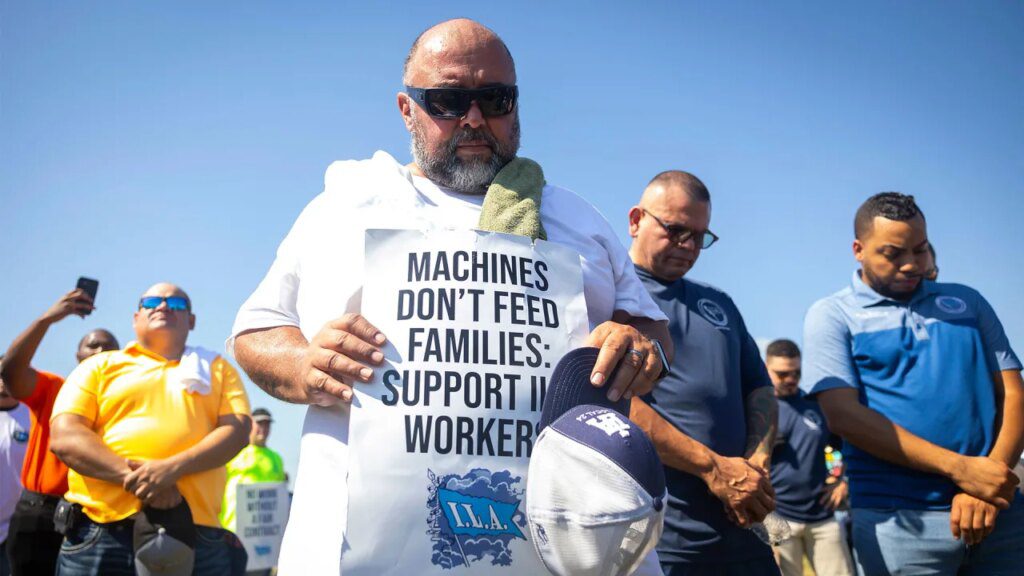 Fears Of Workplace Automation Are Fueling The Dockworker Strike