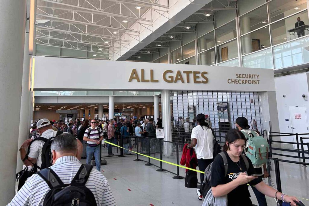 Airport Workers At One The Busiest Hubs In The U.s.