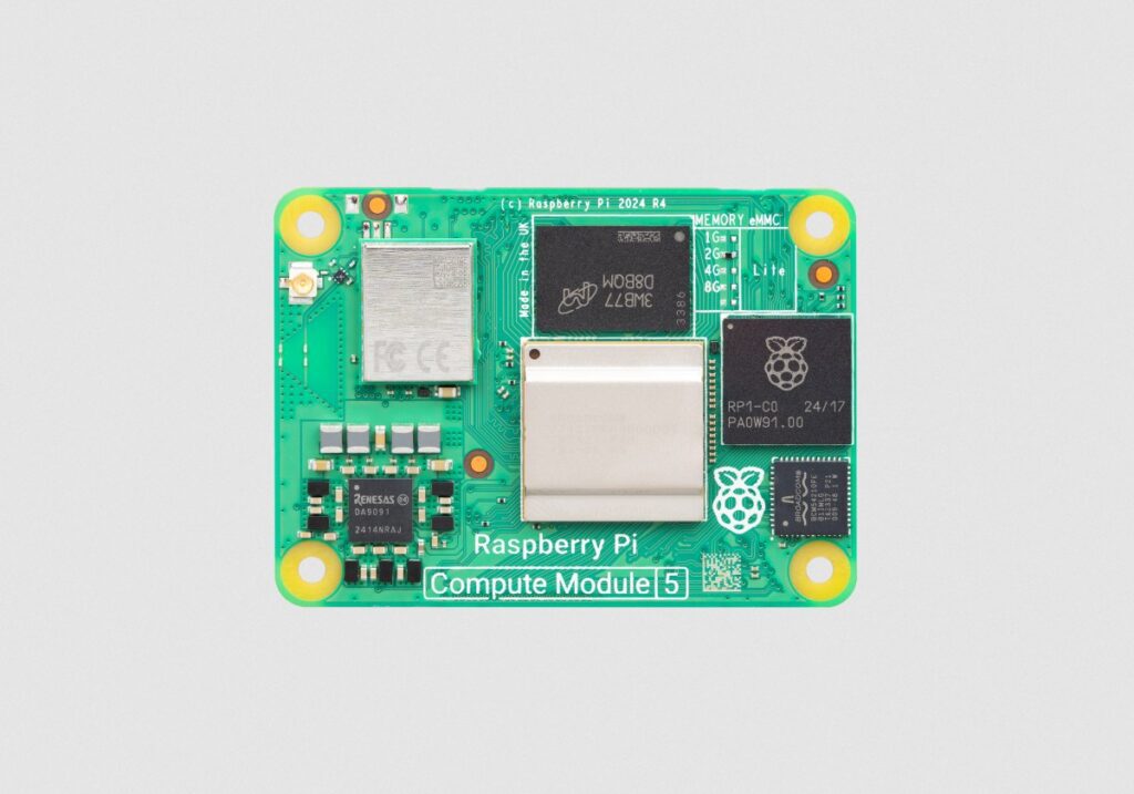 Raspberry Pi Launches Compute Module 5 For Embedded Apps