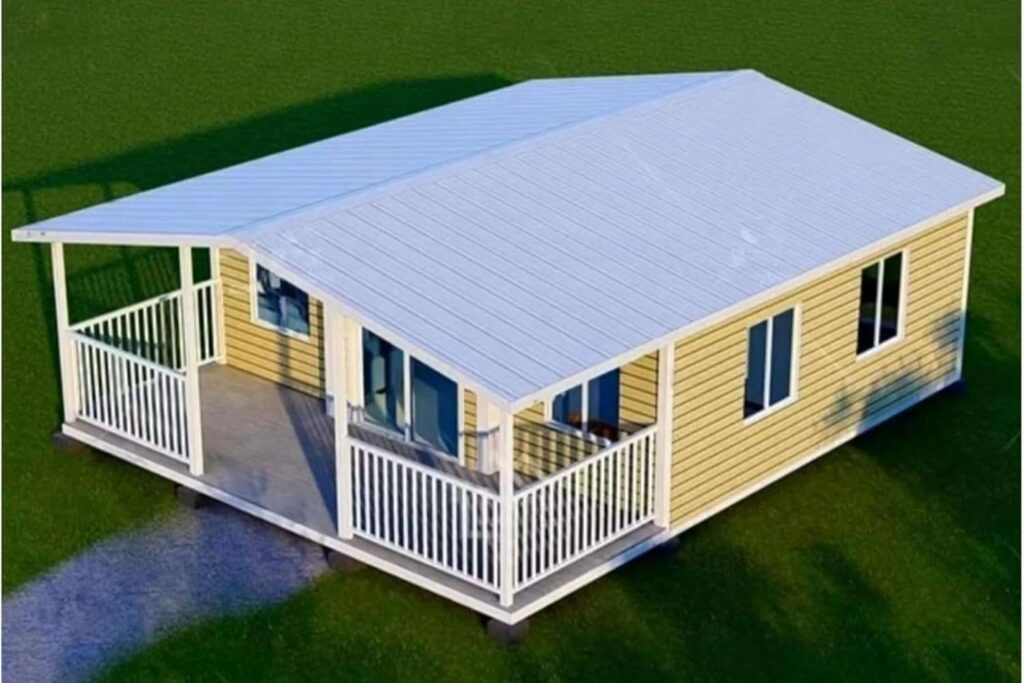 Amazon’s Selling A 2 Bedroom Tiny House With A Large Covered