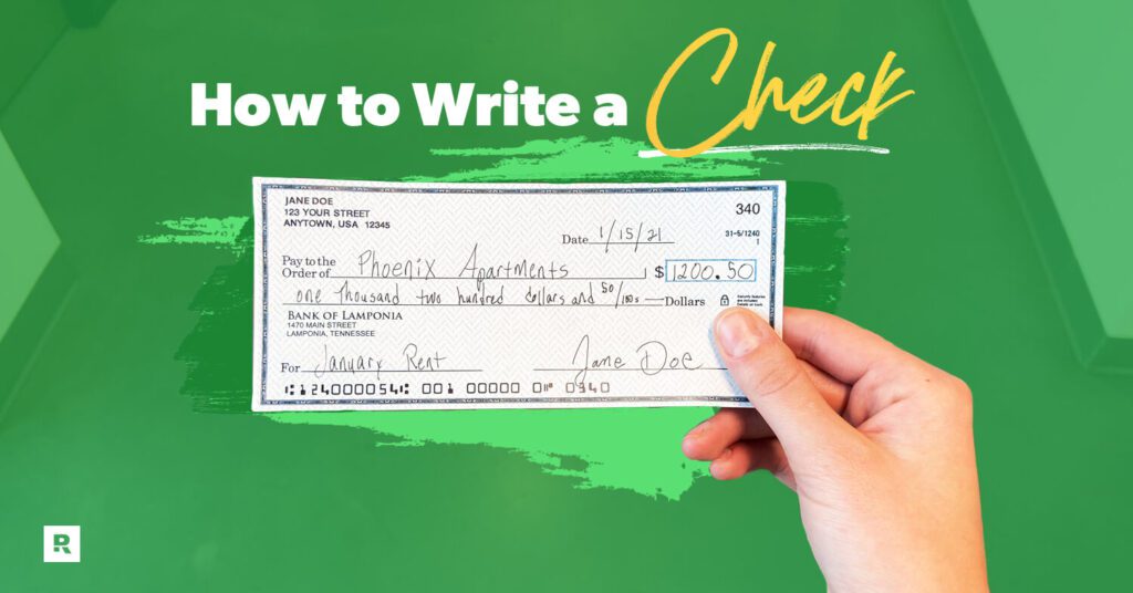 How To Write A Check In 6 Steps