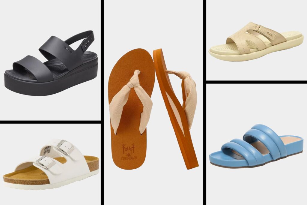 Podiatrist approved walking sandals from vionic, clarks, skechers, and more are