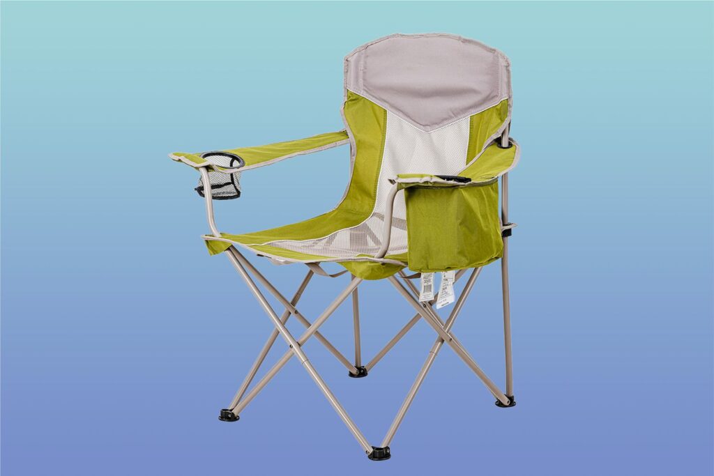 This $30 camping chair with a built in cooler for outdoor