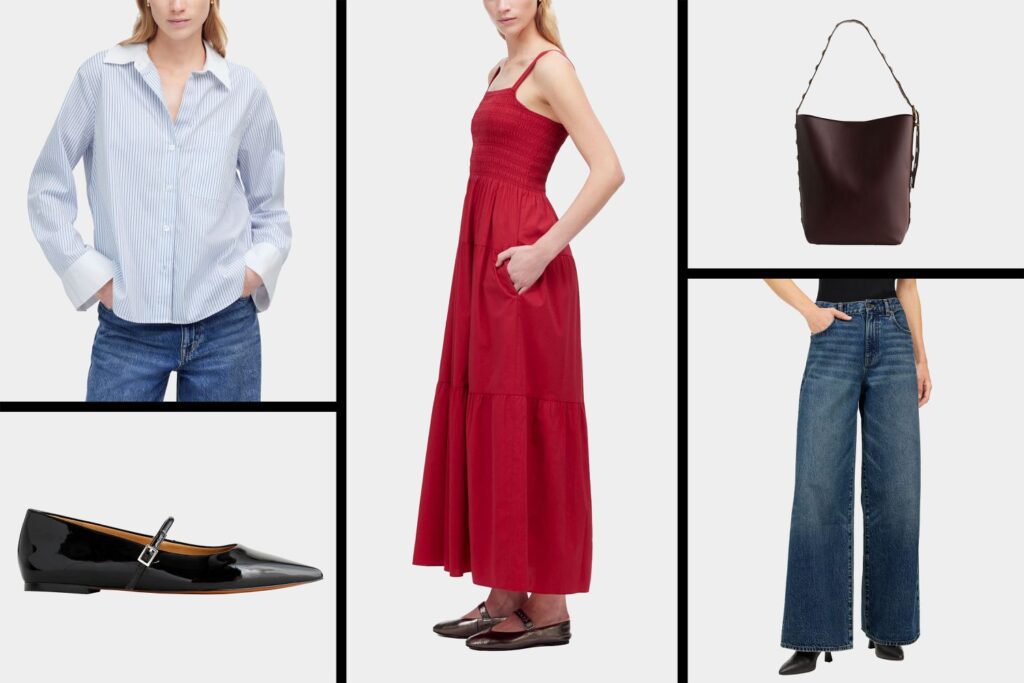 This exclusive madewell sale has $50 jeans, double discounted dresses, and