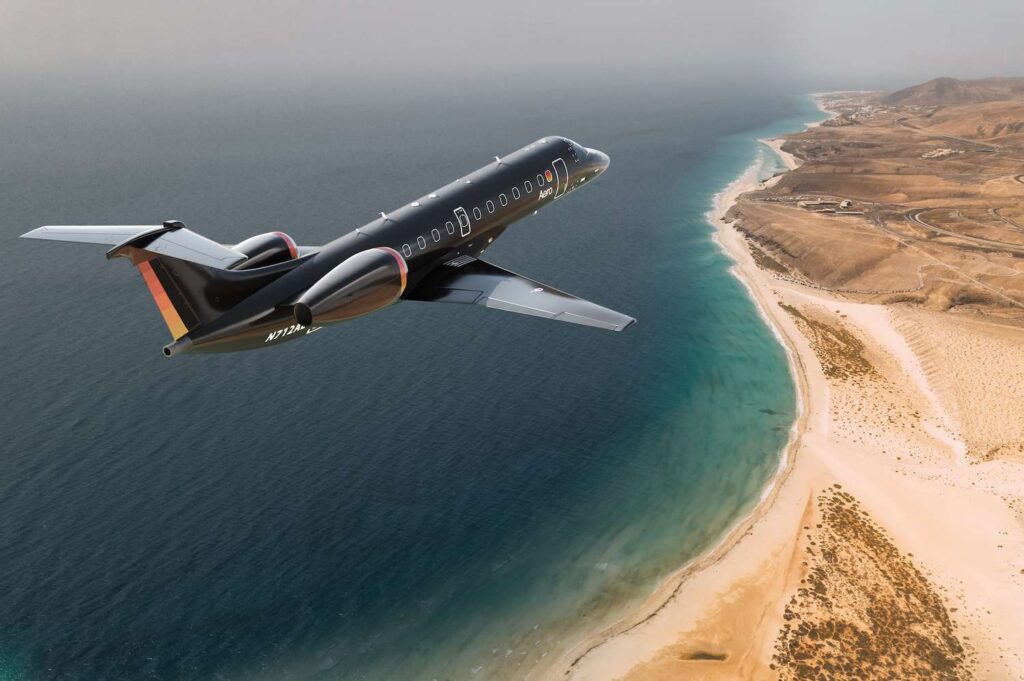 You can fly semi private to this beachfront mexico resort for