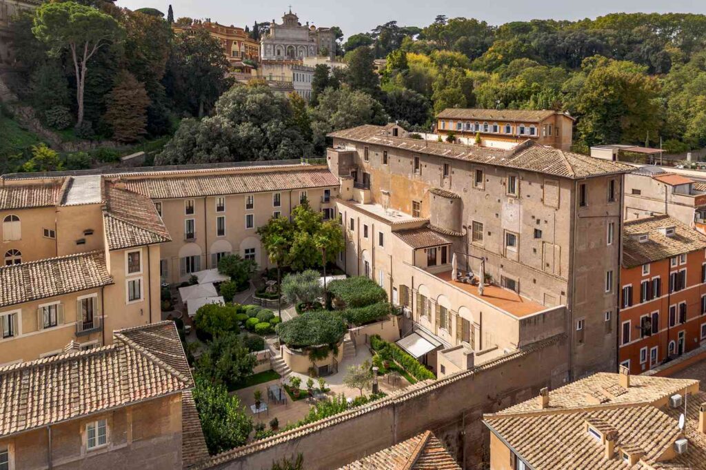 This boutique hotel in rome has a fantastic rooftop, gorgeous