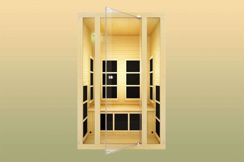 This high tech, infrared sauna at amazon is like a personal