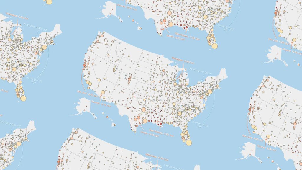 Housing market map: zillow just released its updated home price