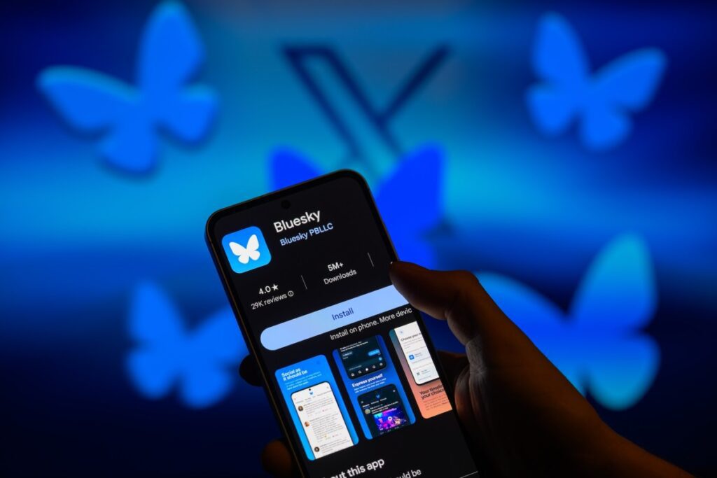Left leaning influencers embrace bluesky without abandoning x, pew says