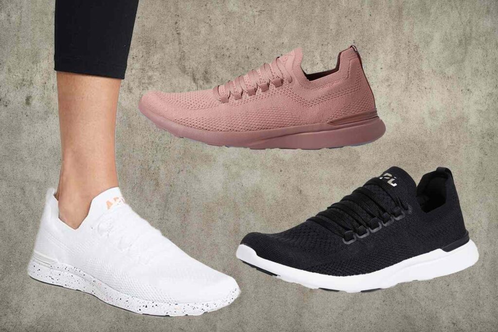These sleek, comfy apl sneakers make walking 10,000+ steps a