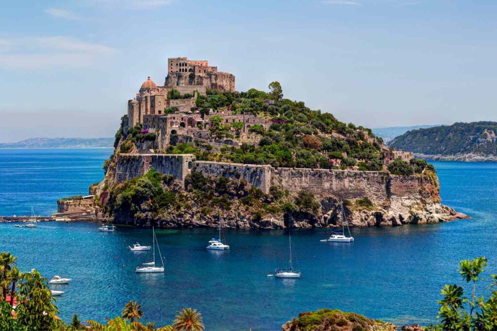 This italian island has natural hot springs, fabulous hotels, and