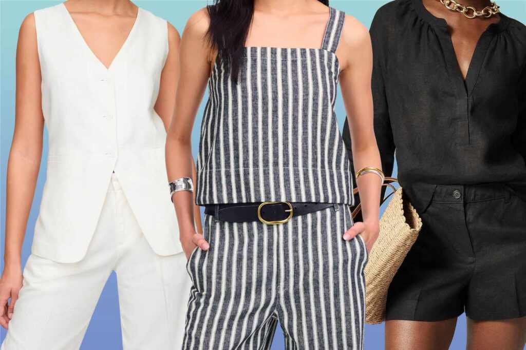We found the most stylish linen shirts from j.crew, quince,