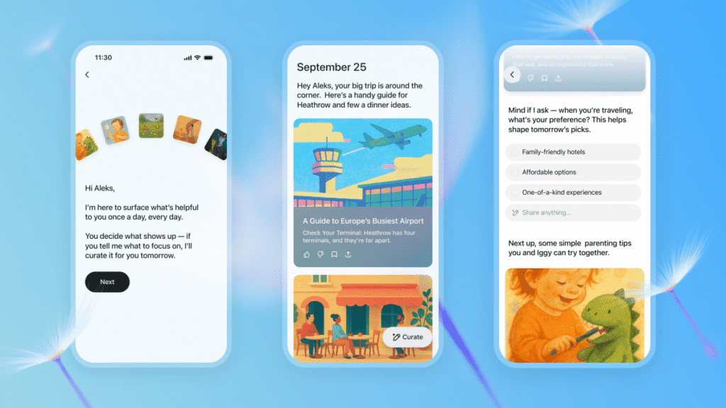 Openai launches chatgpt pulse to proactively write you morning briefs
